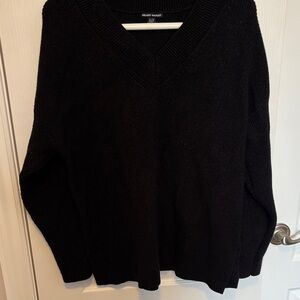 Hilary Radley Charcoal Knit Sweater